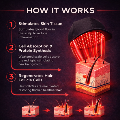 PURE™ - Red Light Therapy Regrowth Cap